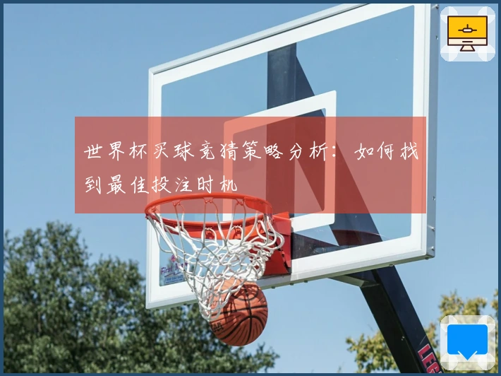 世界杯买球竞猜策略分析：如何找到最佳投注时机